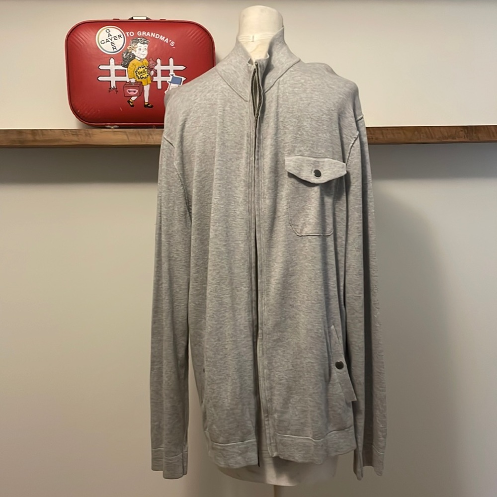 Banana Republic men's sweater XL light gray